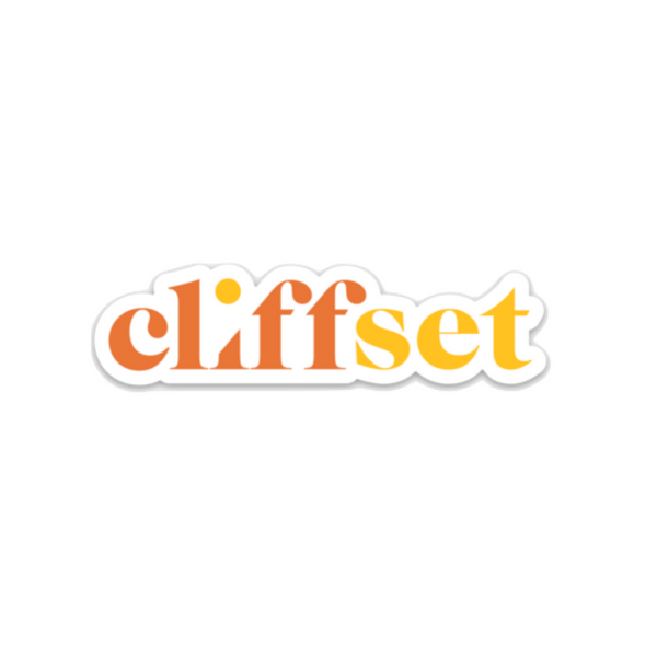 Cliffset Logo Sticker
